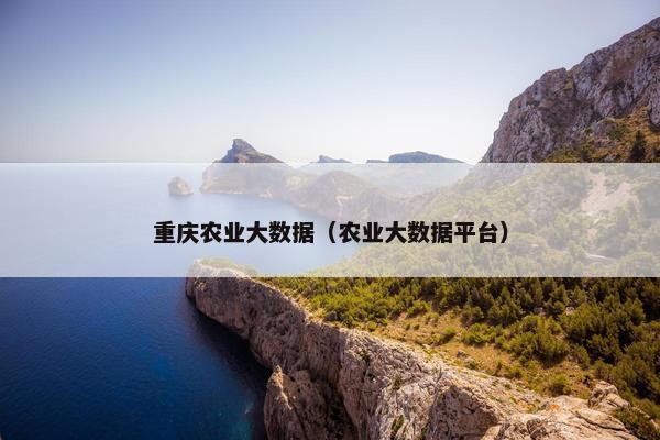 重庆农业大数据（农业大数据平台）
