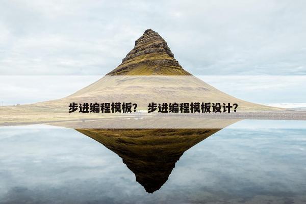 步进编程模板？ 步进编程模板设计？