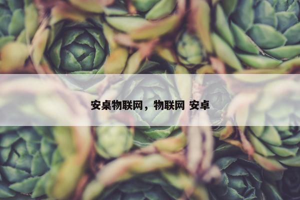 安桌物联网，物联网 安卓