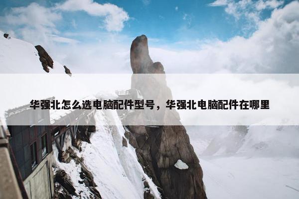 华强北怎么选电脑配件型号，华强北电脑配件在哪里