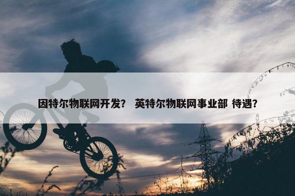 因特尔物联网开发？ 英特尔物联网事业部 待遇？