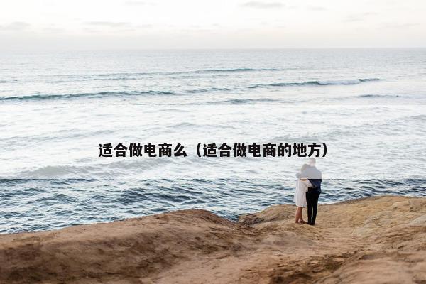 适合做电商么（适合做电商的地方）