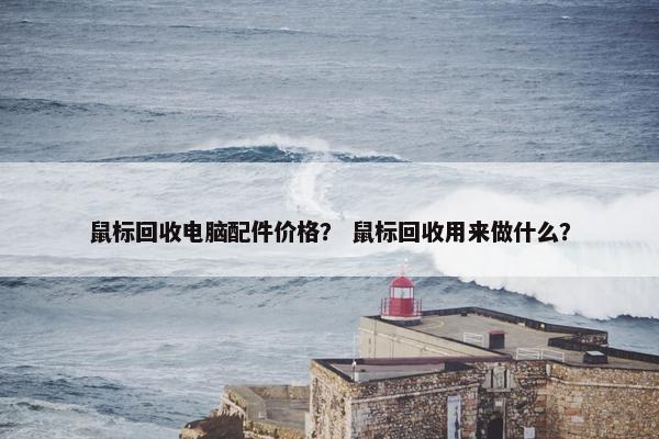 鼠标回收电脑配件价格？ 鼠标回收用来做什么？