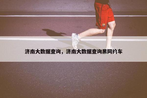 济南大数据查询，济南大数据查询黑网约车