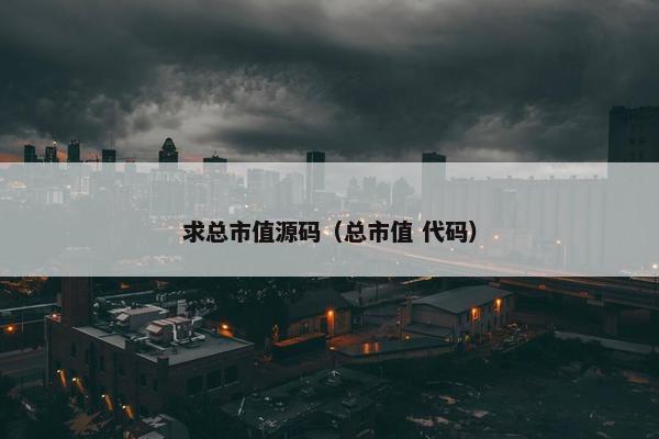 求总市值源码（总市值 代码）