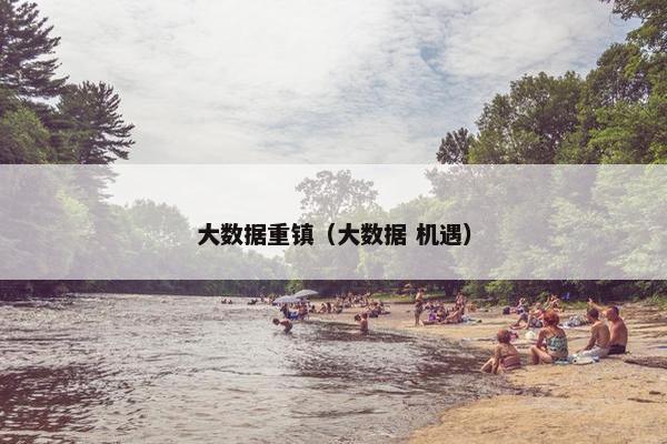 大数据重镇（大数据 机遇）