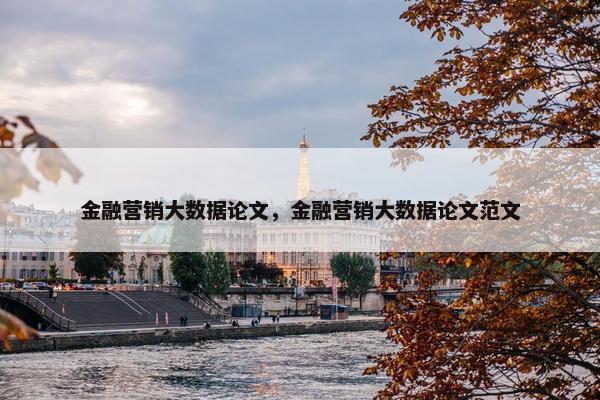 金融营销大数据论文，金融营销大数据论文范文