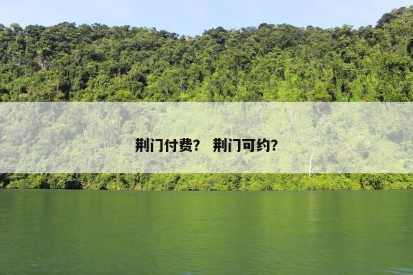 荆门付费？ 荆门可约？