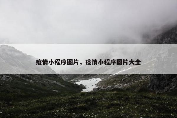 疫情小程序图片，疫情小程序图片大全