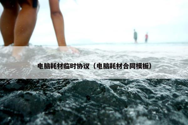 电脑耗材临时协议（电脑耗材合同模板）