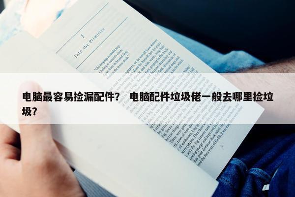 电脑最容易捡漏配件？ 电脑配件垃圾佬一般去哪里捡垃圾？