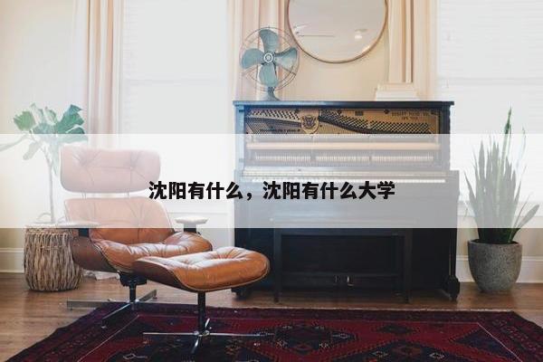 沈阳有什么，沈阳有什么大学