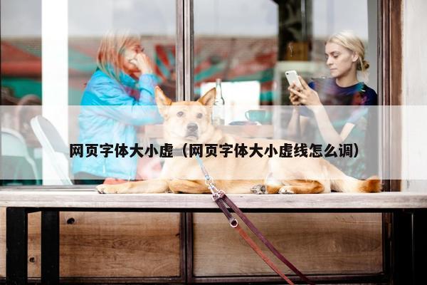 网页字体大小虚（网页字体大小虚线怎么调）
