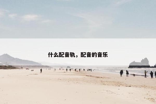 什么配音轨，配音的音乐