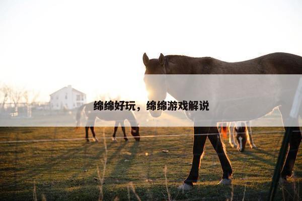 绵绵好玩，绵绵游戏解说