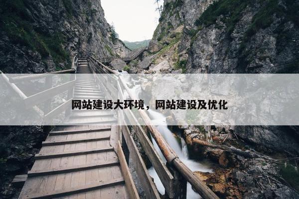 网站建设大环境，网站建设及优化