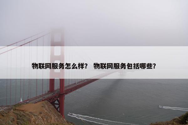 物联网服务怎么样？ 物联网服务包括哪些？
