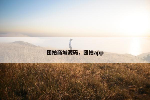 团拍商城源码，团拍app