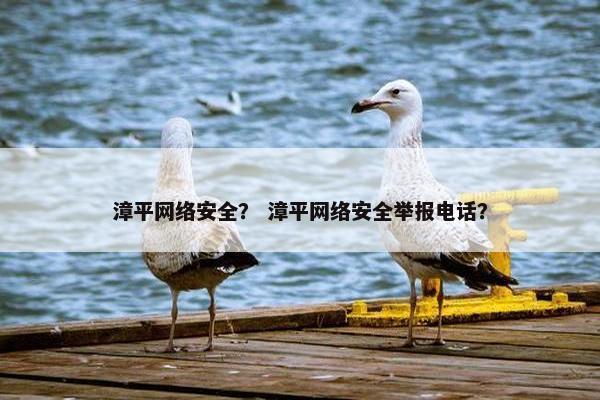 漳平网络安全？ 漳平网络安全举报电话？