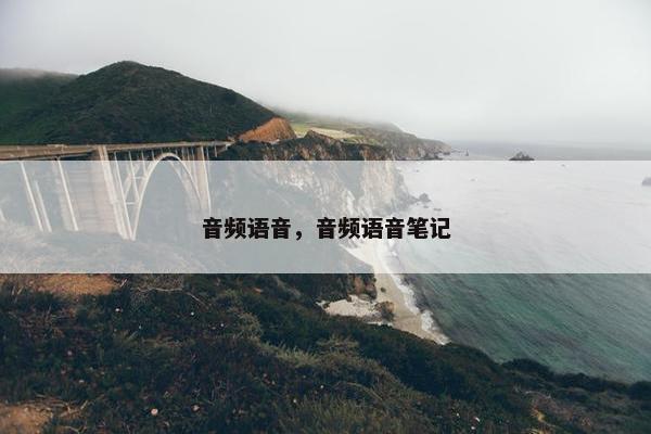 音频语音，音频语音笔记