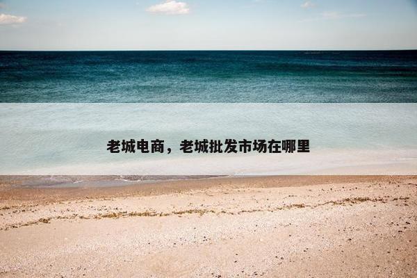 老城电商，老城批发市场在哪里