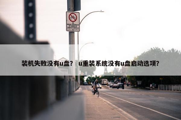 装机失败没有u盘？ u重装系统没有u盘启动选项？