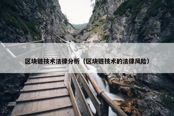 区块链技术法律分析（区块链技术的法律风险）