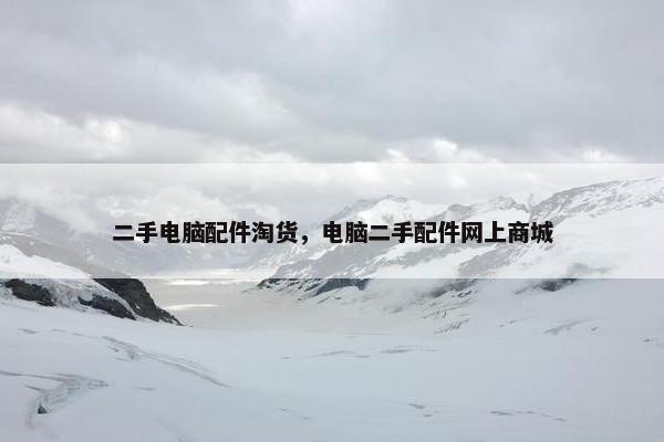 二手电脑配件淘货，电脑二手配件网上商城