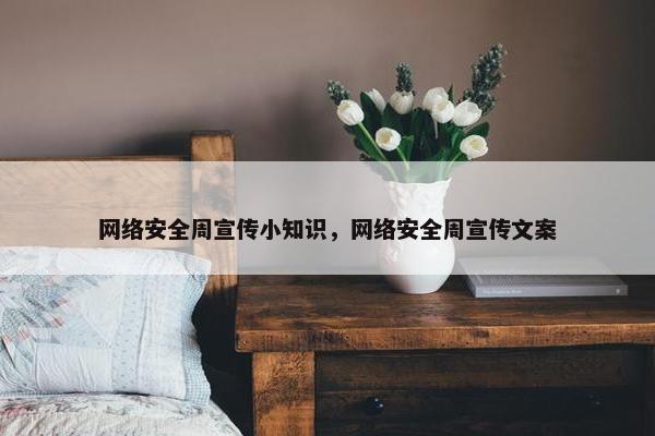 网络安全周宣传小知识，网络安全周宣传文案