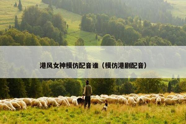 港风女神模仿配音谁（模仿港剧配音）