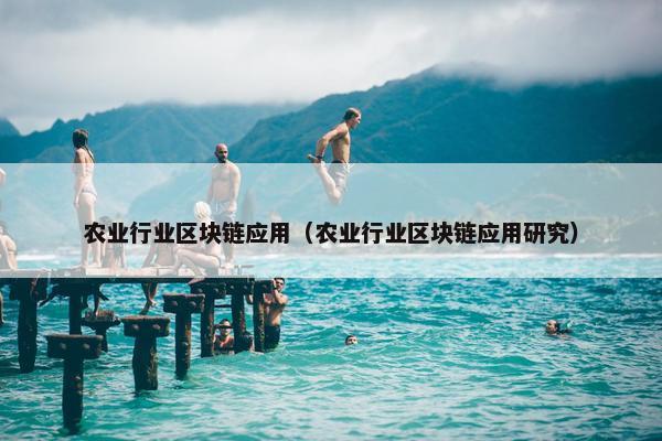 农业行业区块链应用（农业行业区块链应用研究）